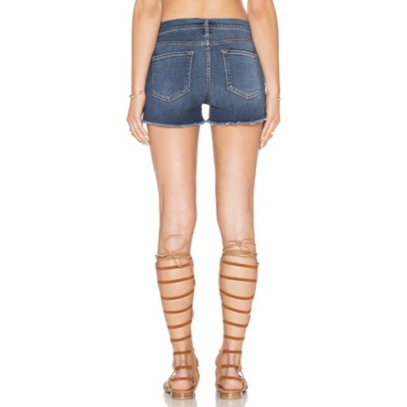 new Frame Denim ◈ Le Cut Off Denim Shorts ◈ Raw Hems ◈ Atlantic 32 - Picture 12 of 16